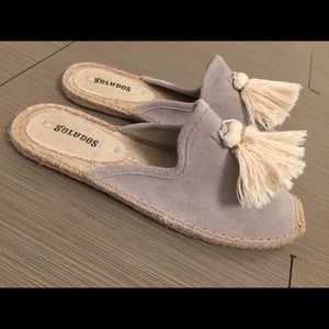 Soludos Tassel Espadrille Mules, Suede